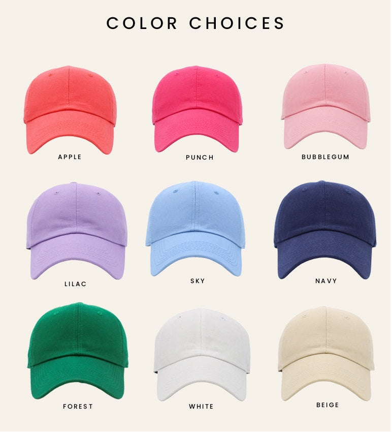 Sorority Letters Baseball Hat