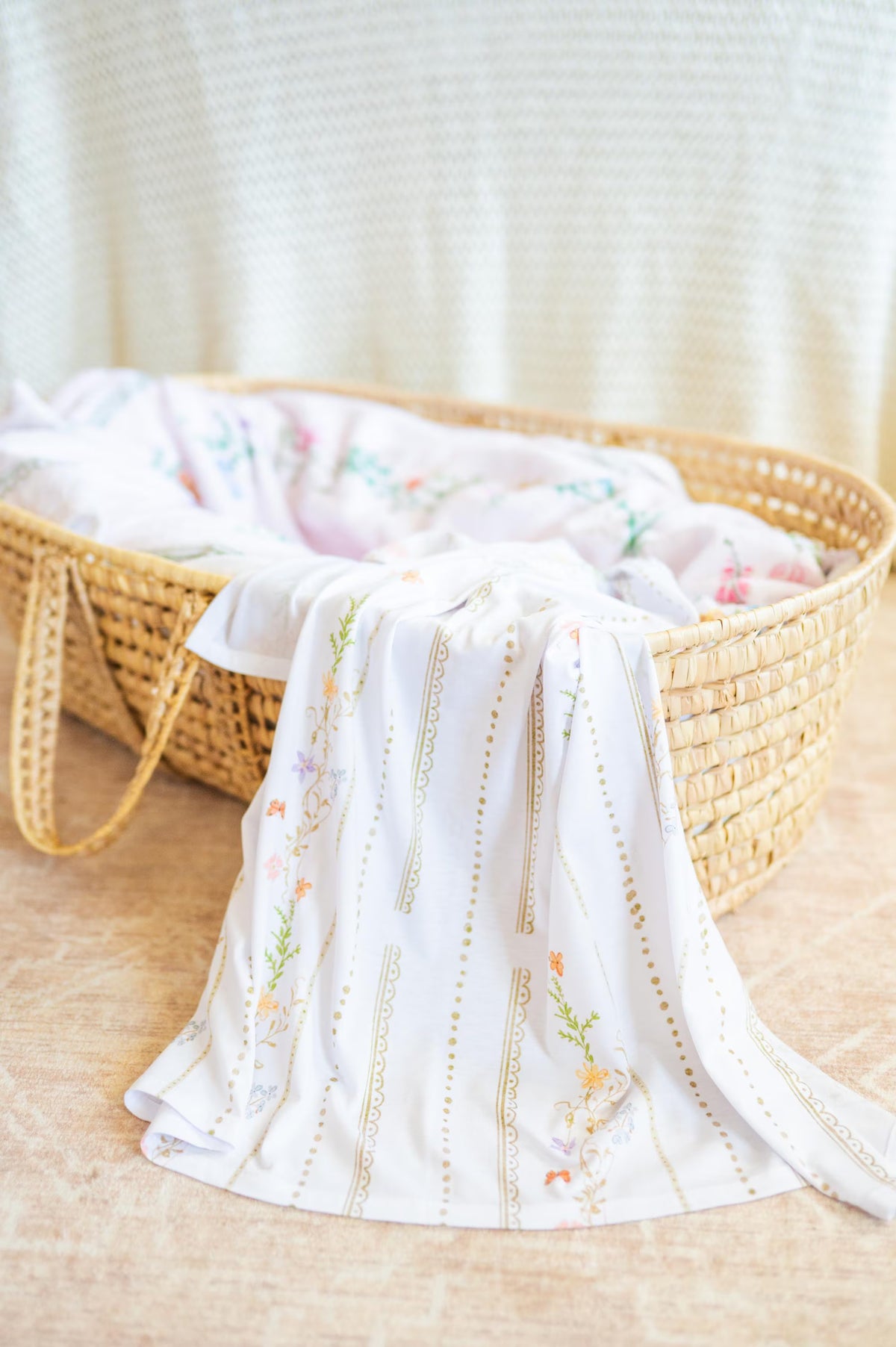 Baby Minky Wildflower Blanket & Swaddle