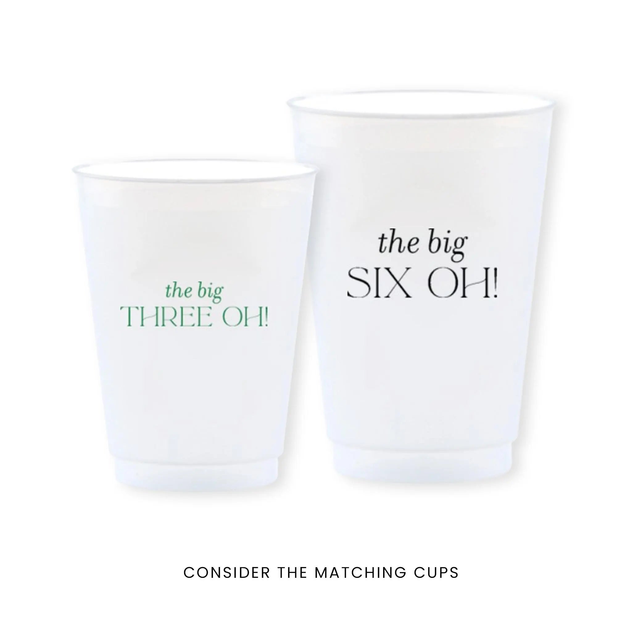 Milestone Birthday Party Disposable Napkins