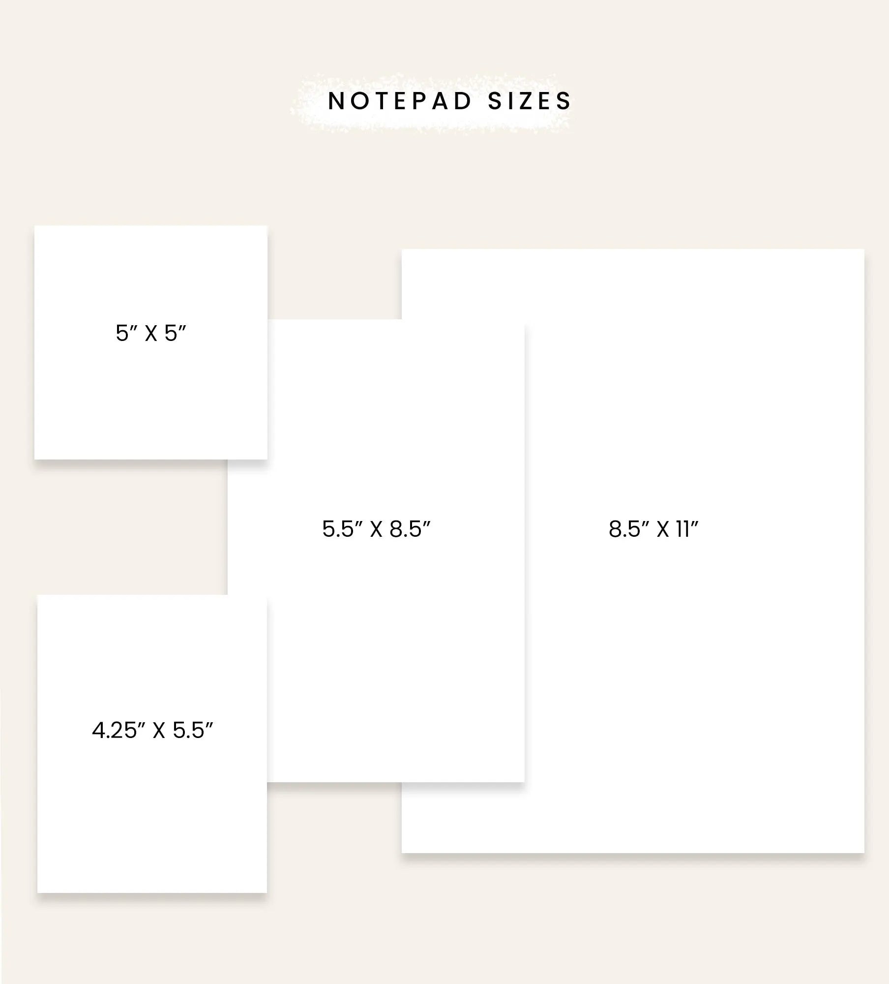 Customized Name Notepad - Line Design