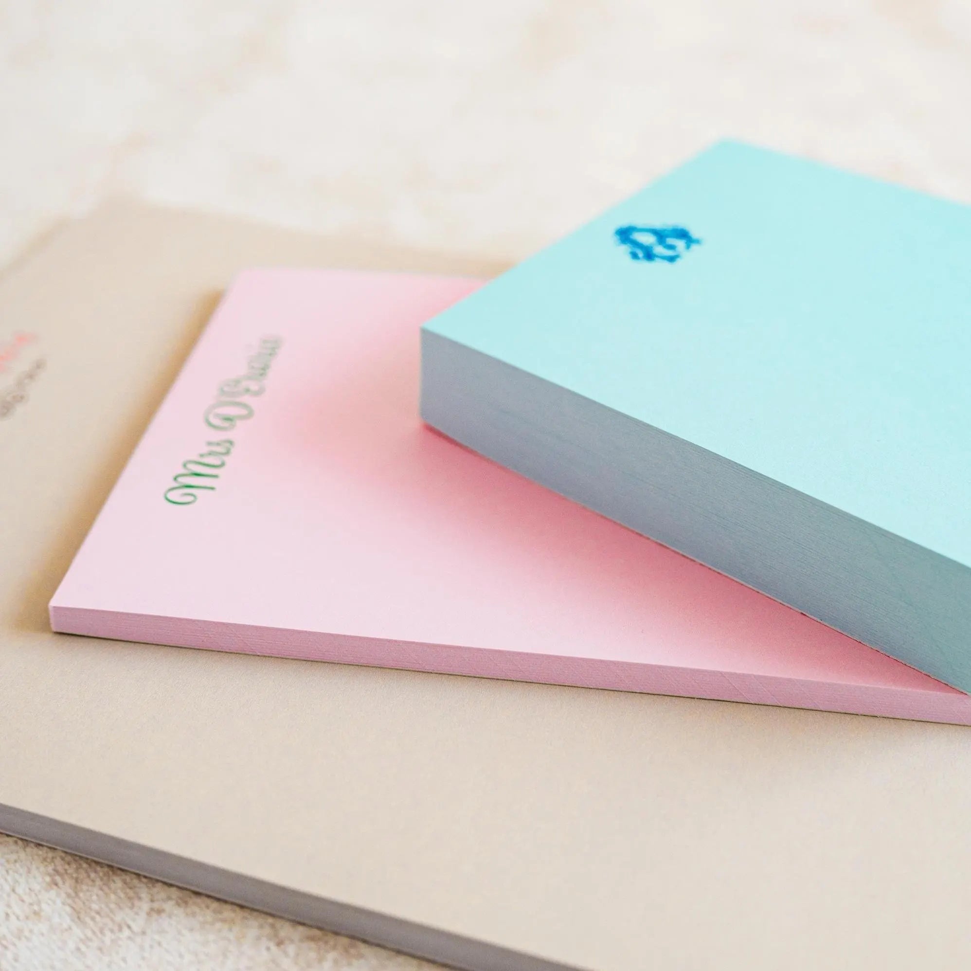 Custom Monogram Notepad