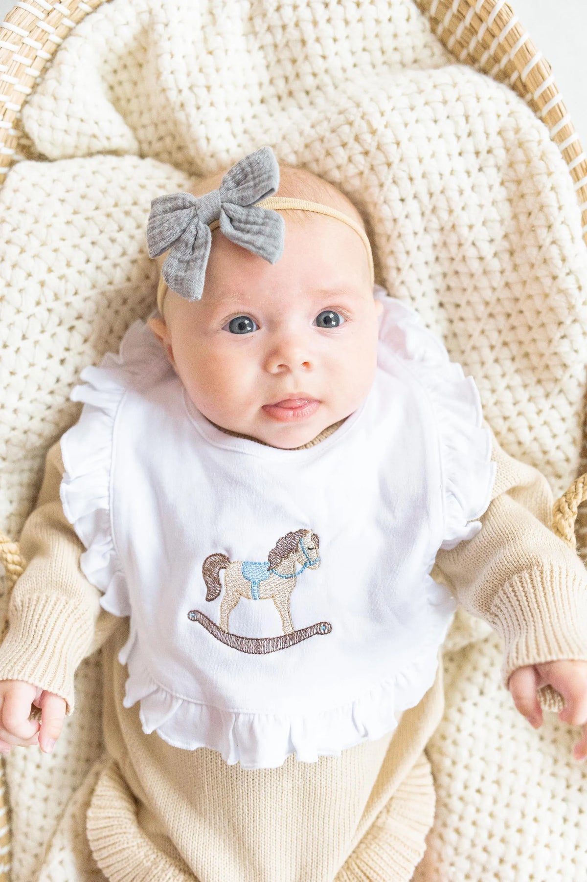 Ruffle Bib for Baby and Toddler