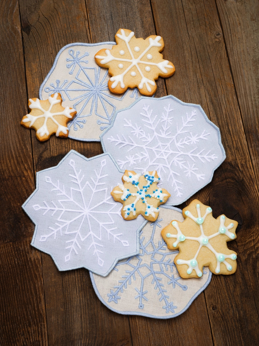 Snowflakes Cocktail Napkins