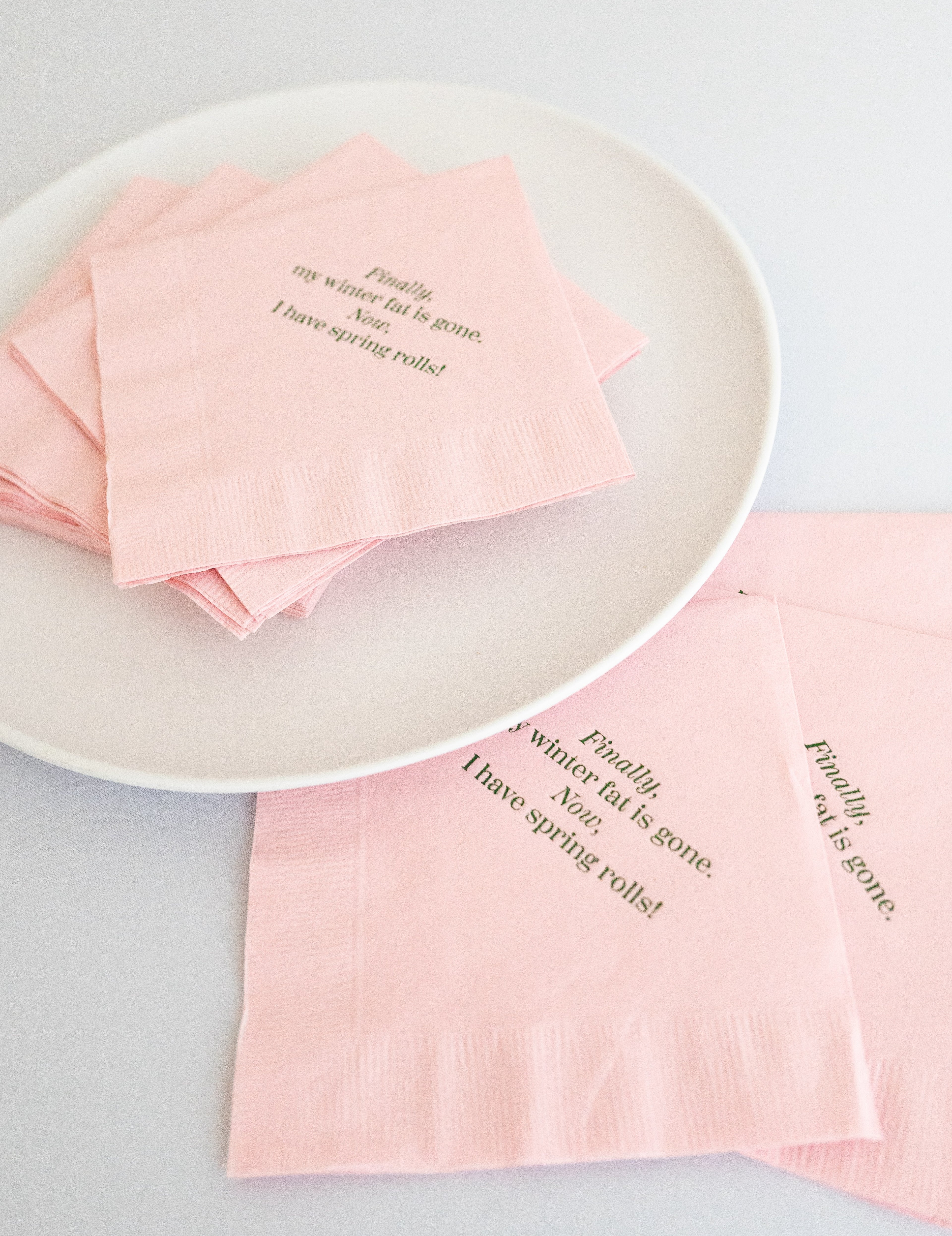 Disposable Party Napkins for Hostess
