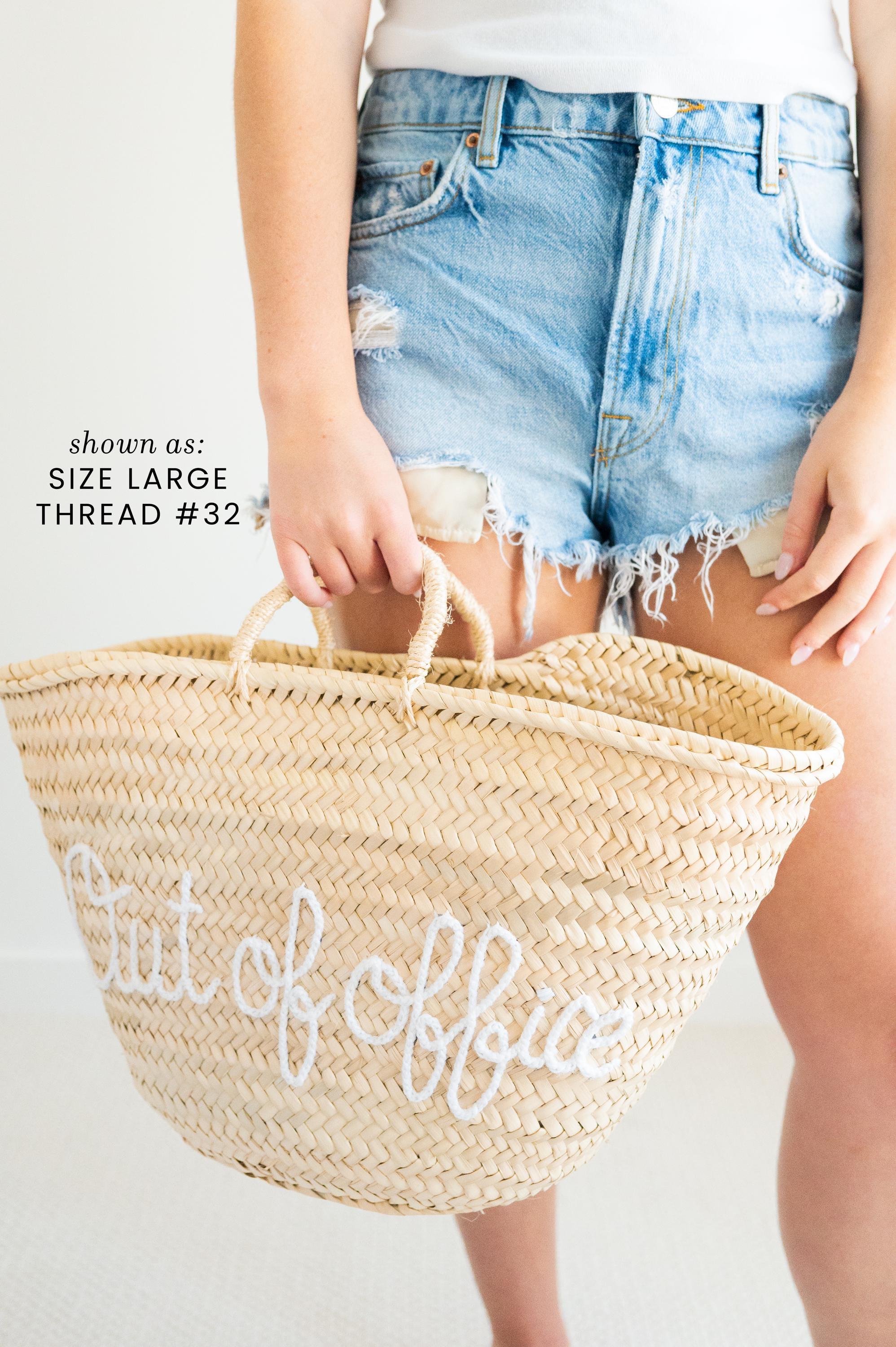 Out of Office Straw Woven Bag