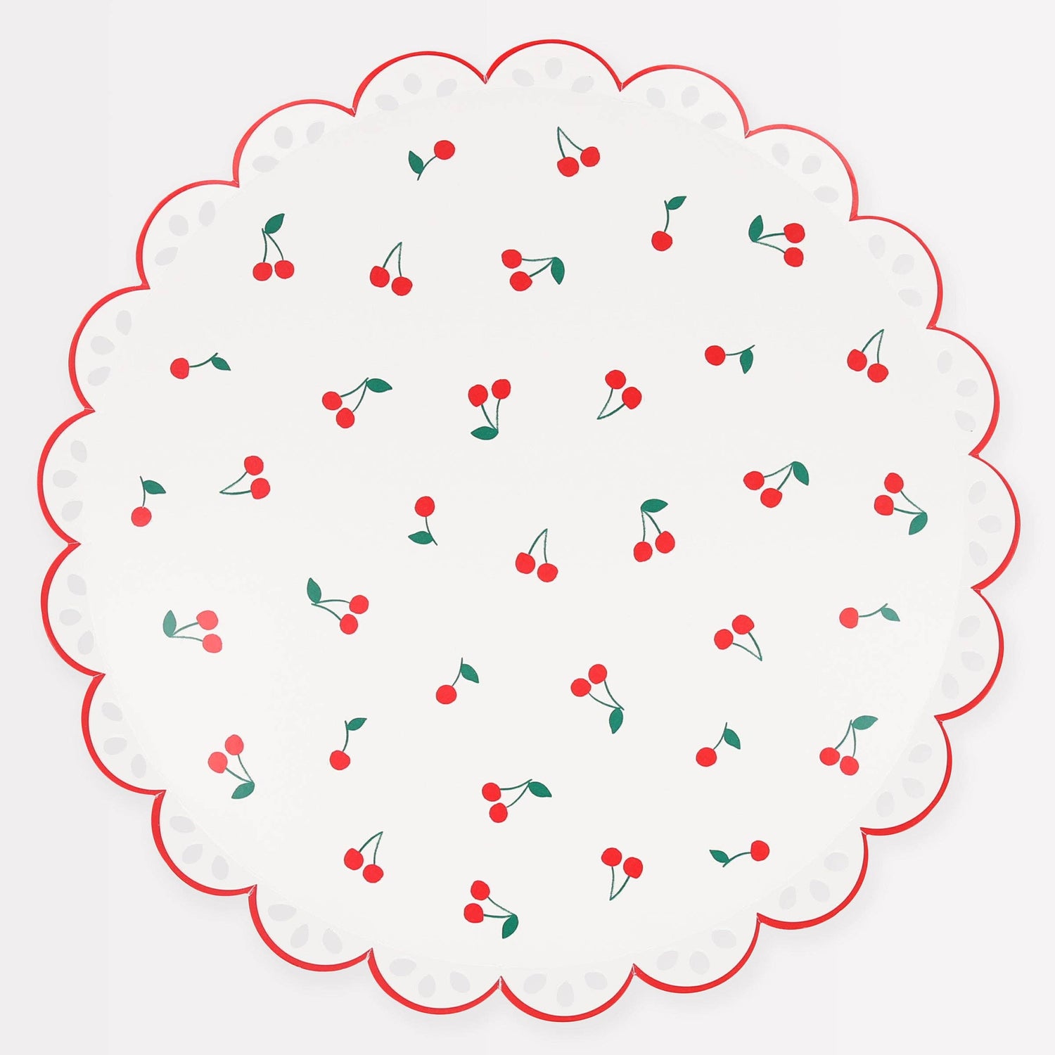 Cherry Pattern Dinner Plates
