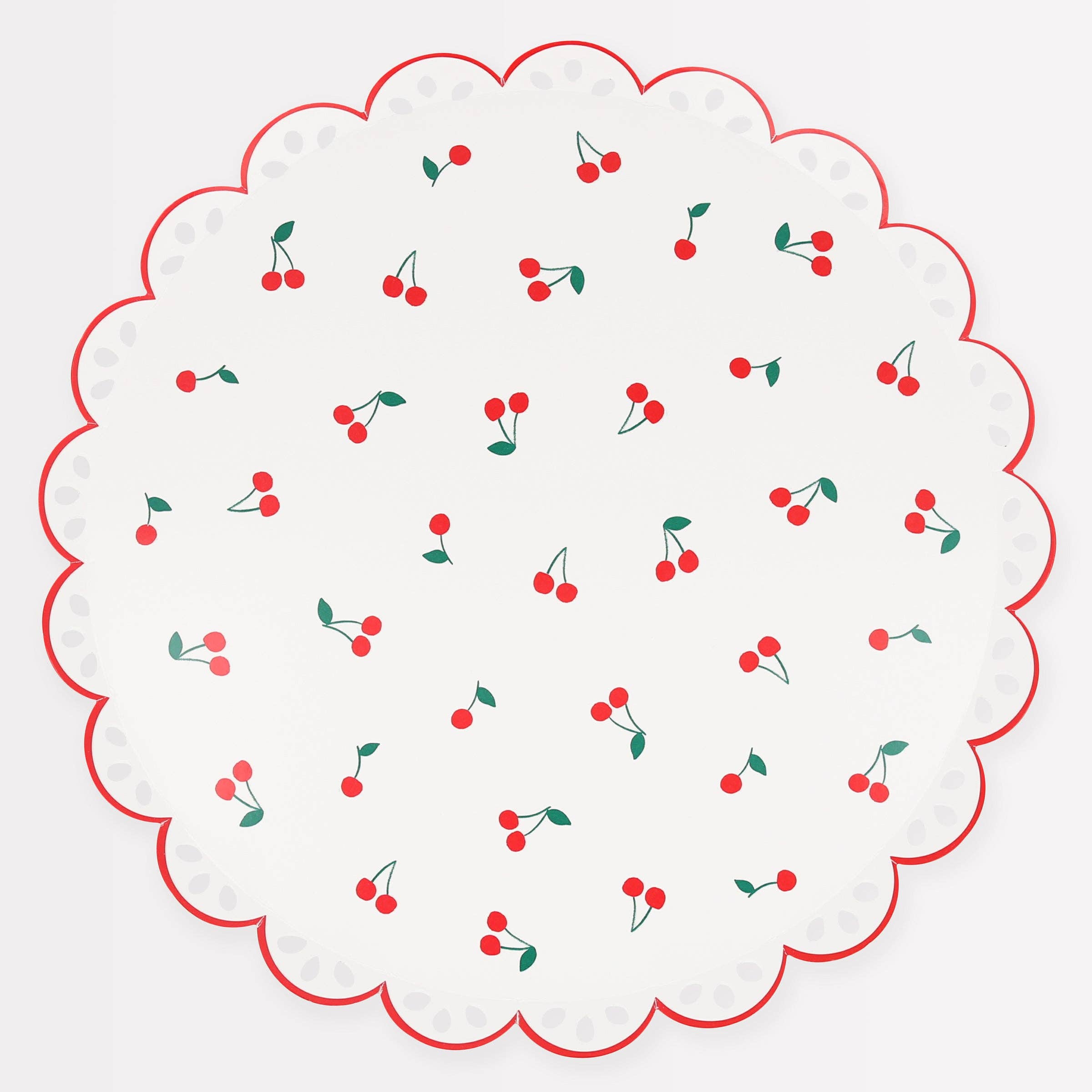 Cherry Pattern Dinner Plates