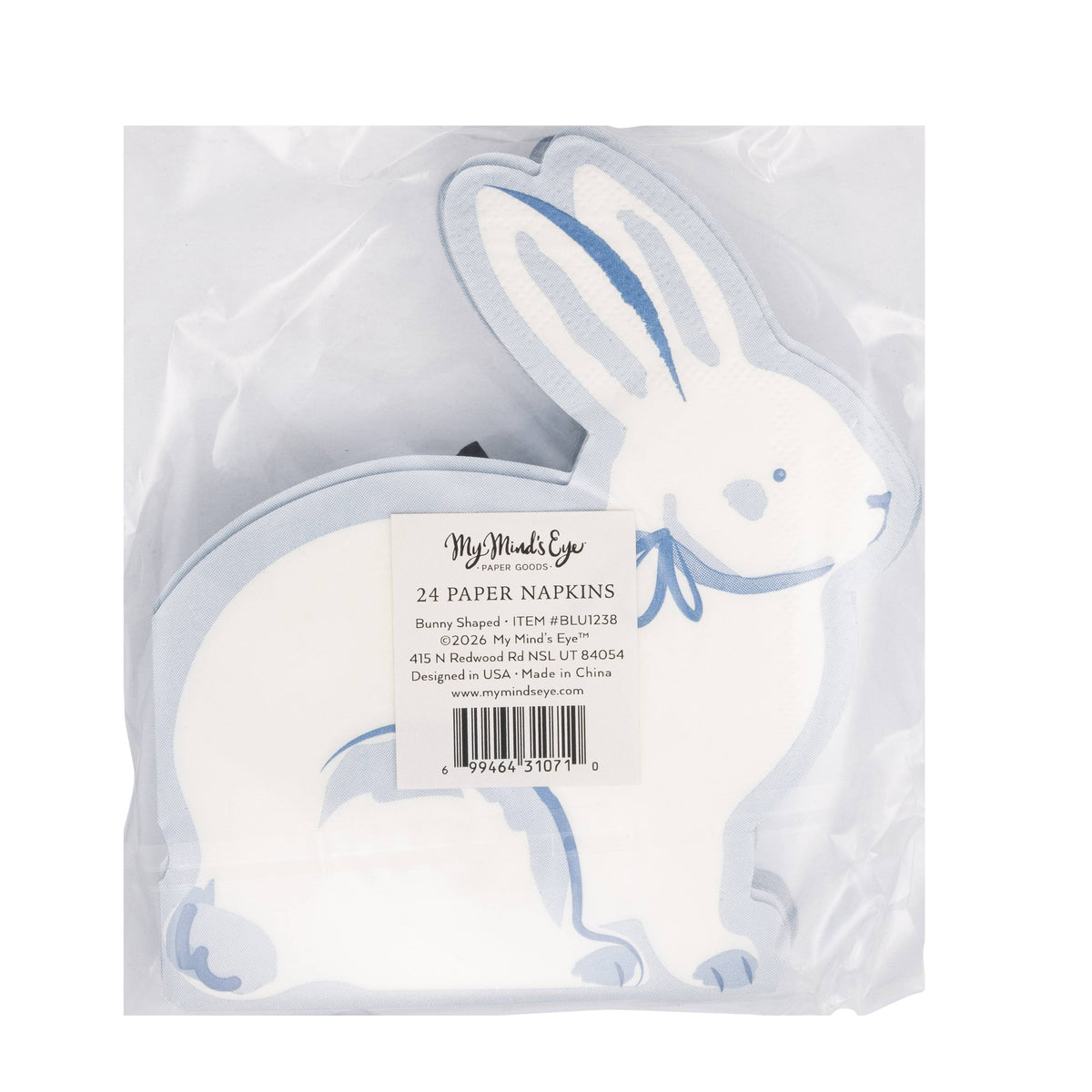 Bunny Shaped Dinner Napkin