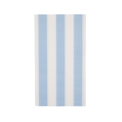 Sky Blue Cabana Stripe Guest Towels