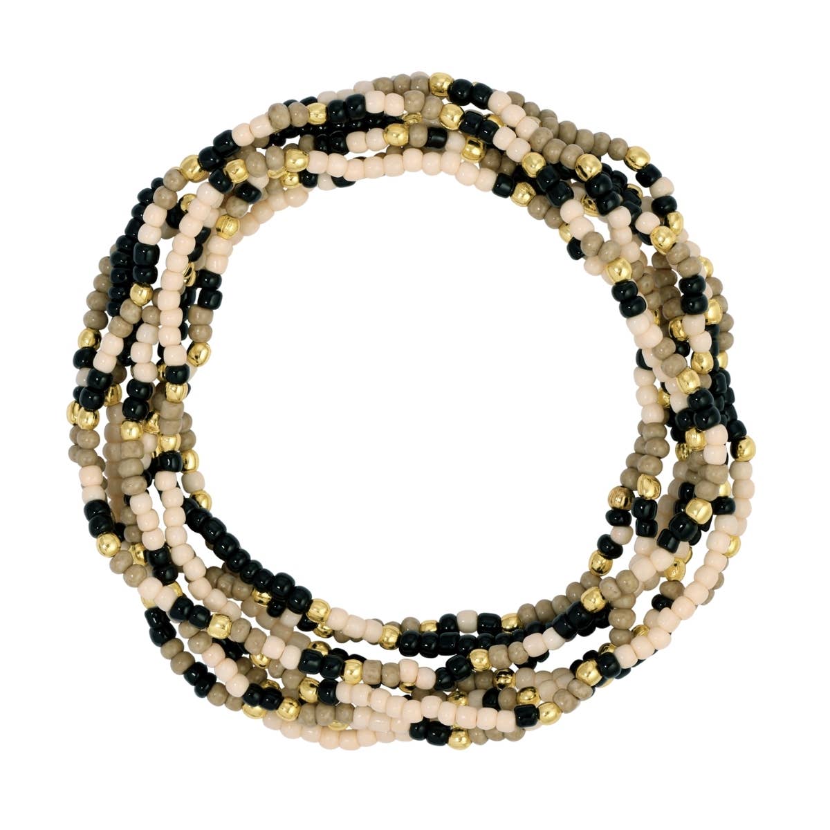 Assorted 2mm Stretch Seed Bead Bracelets