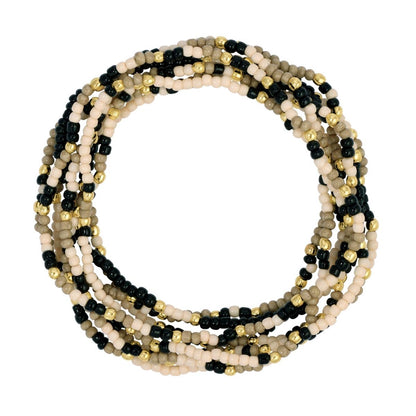Assorted 2mm Stretch Seed Bead Bracelets