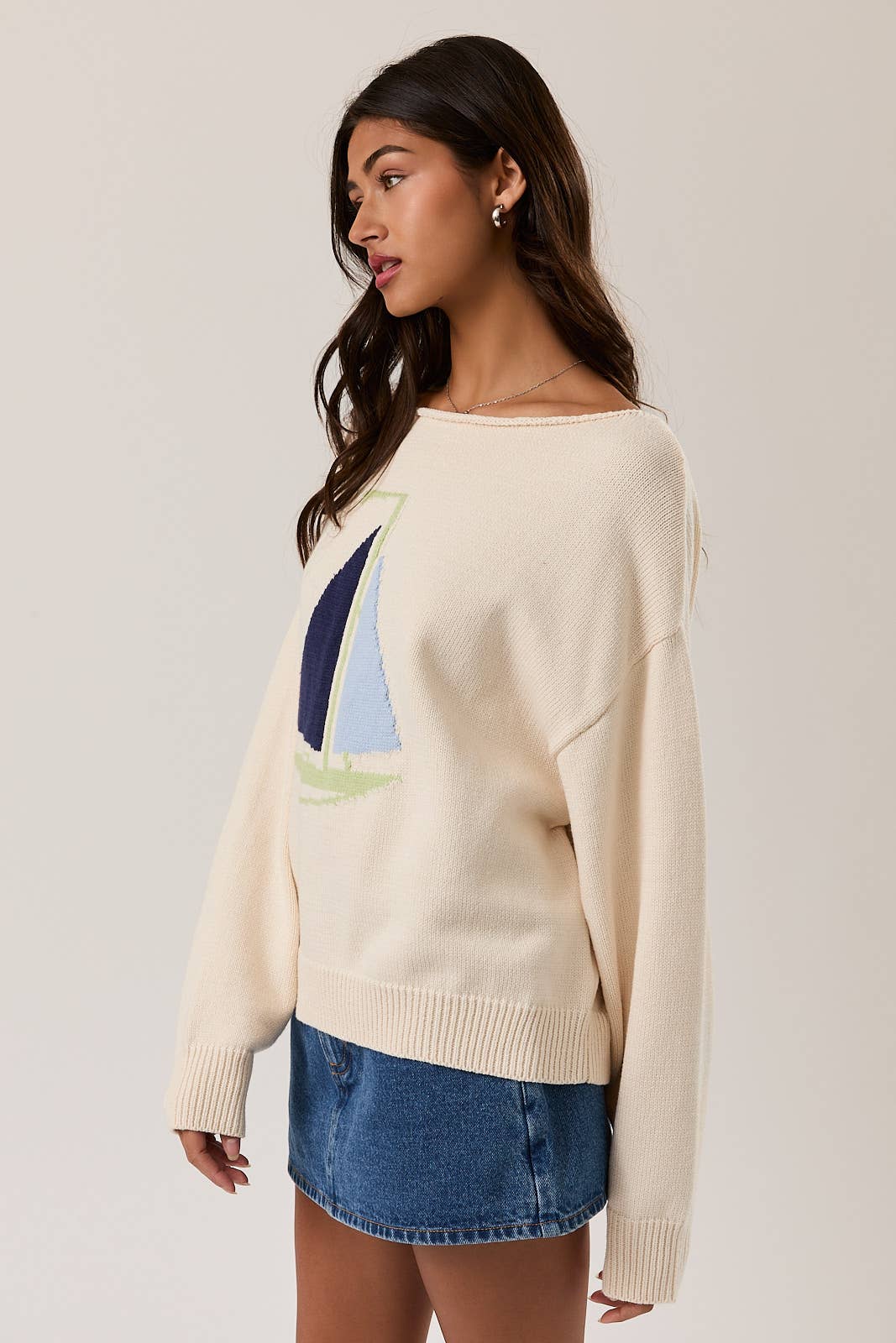 Boat Neck Sweater
