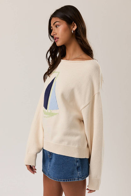 Boat Neck Sweater
