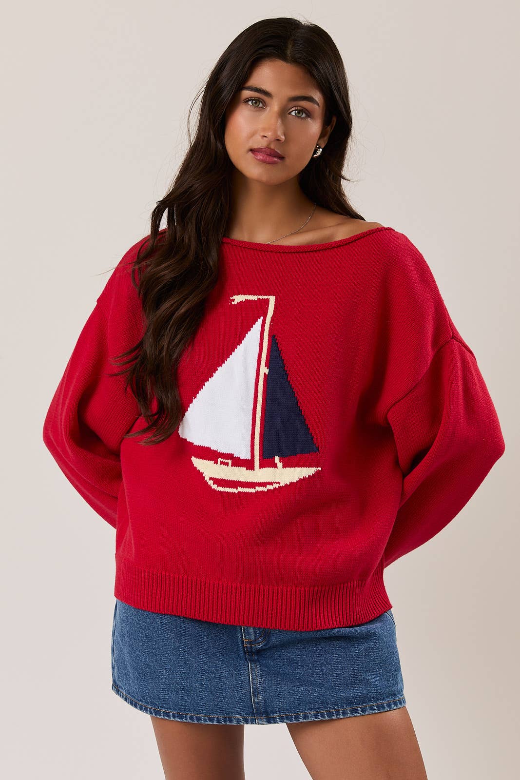 Boat Neck Sweater