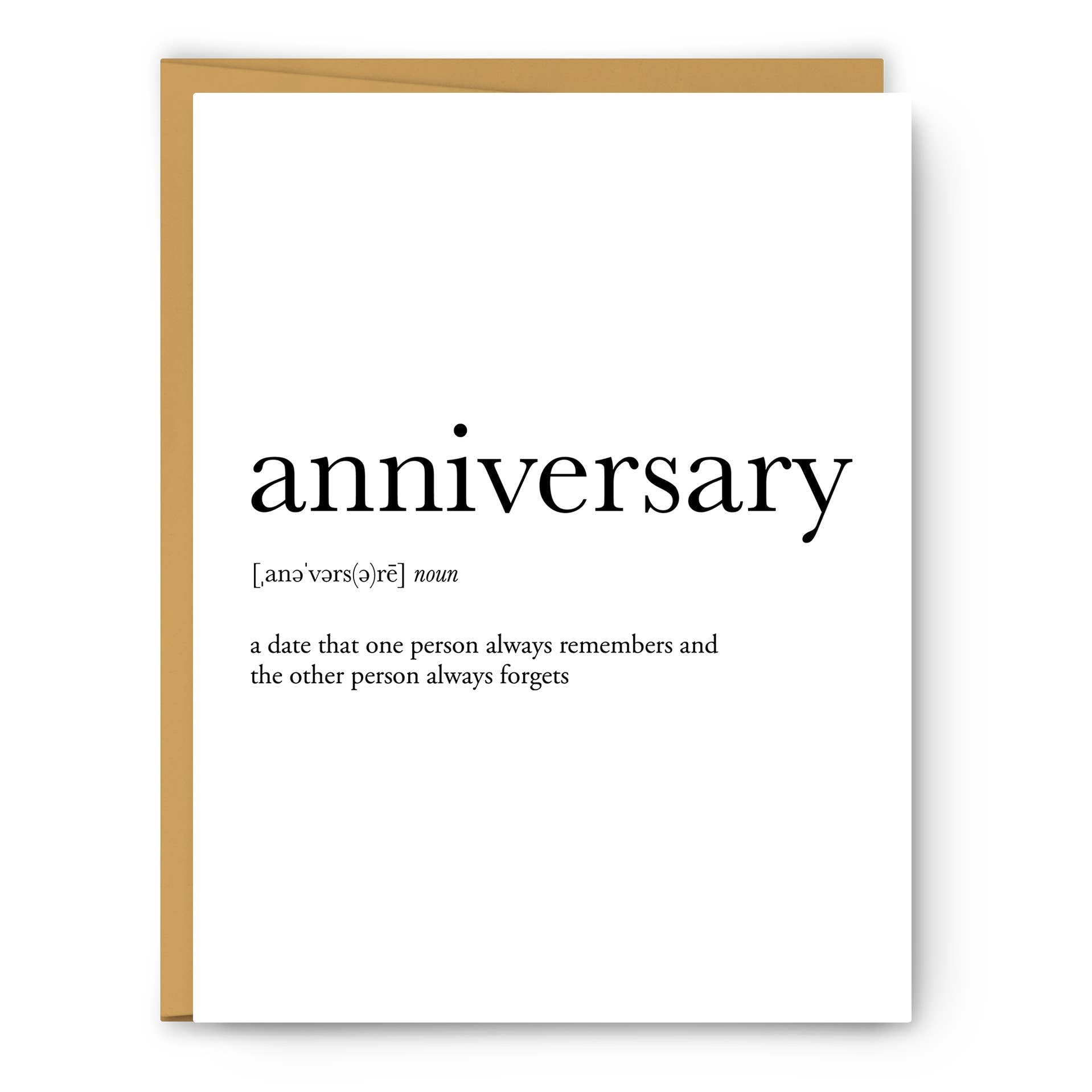 Anniversary Definition - Wedding &amp; Anniversary Card