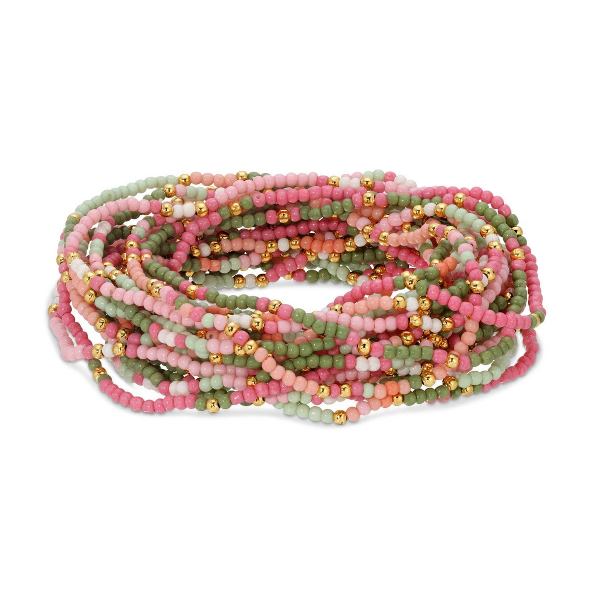 Assorted 2mm Stretch Seed Bead Bracelets