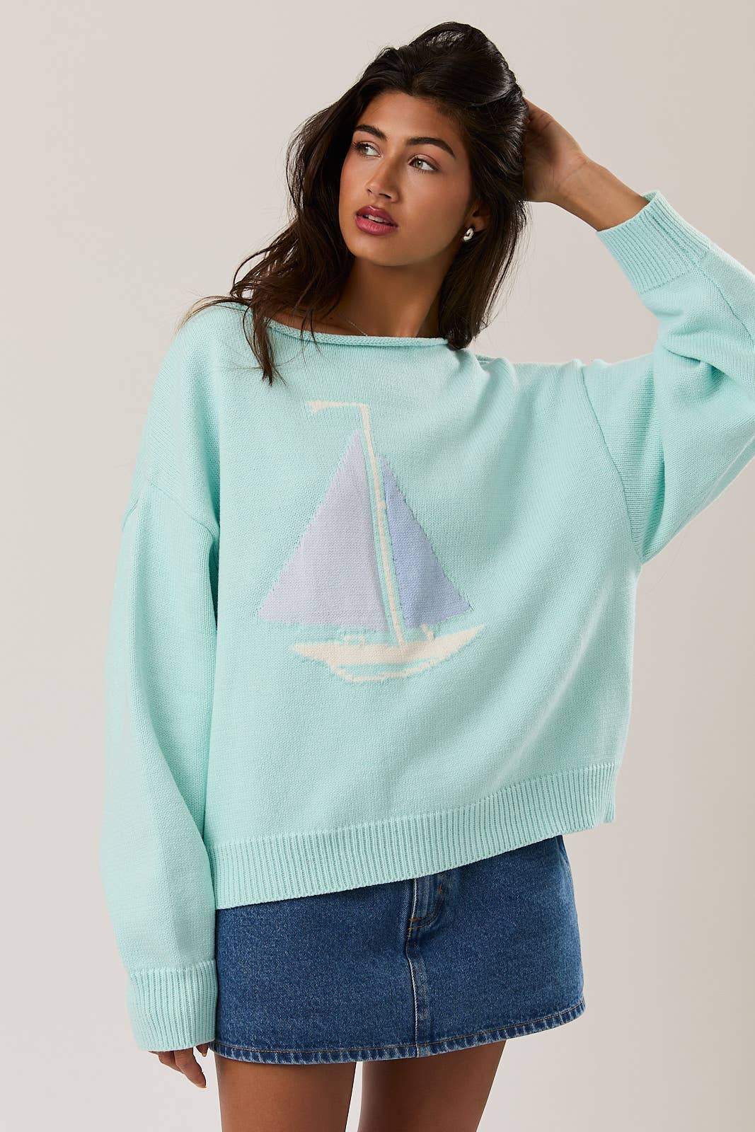 Boat Neck Sweater