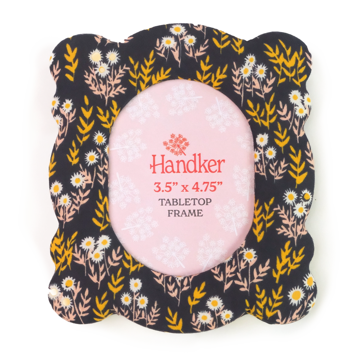 Floral Pattern Fabric Picture Frame for Home or Office