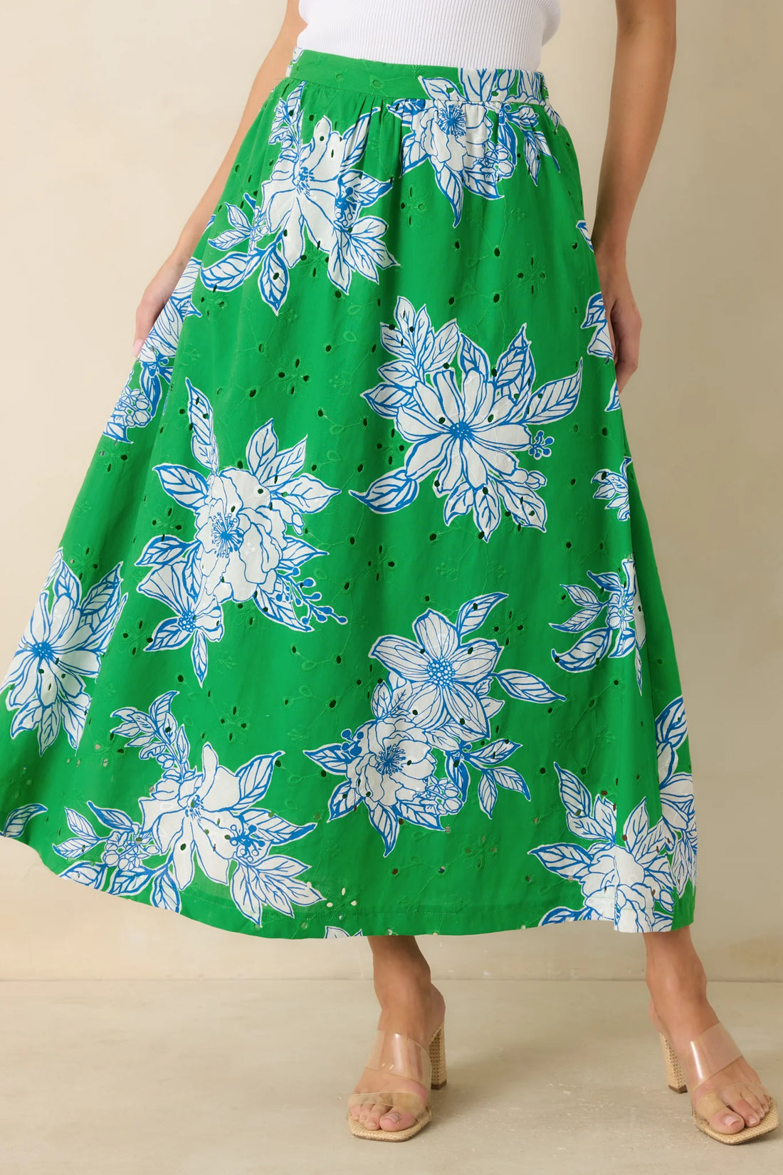 Botanical Print Skirt