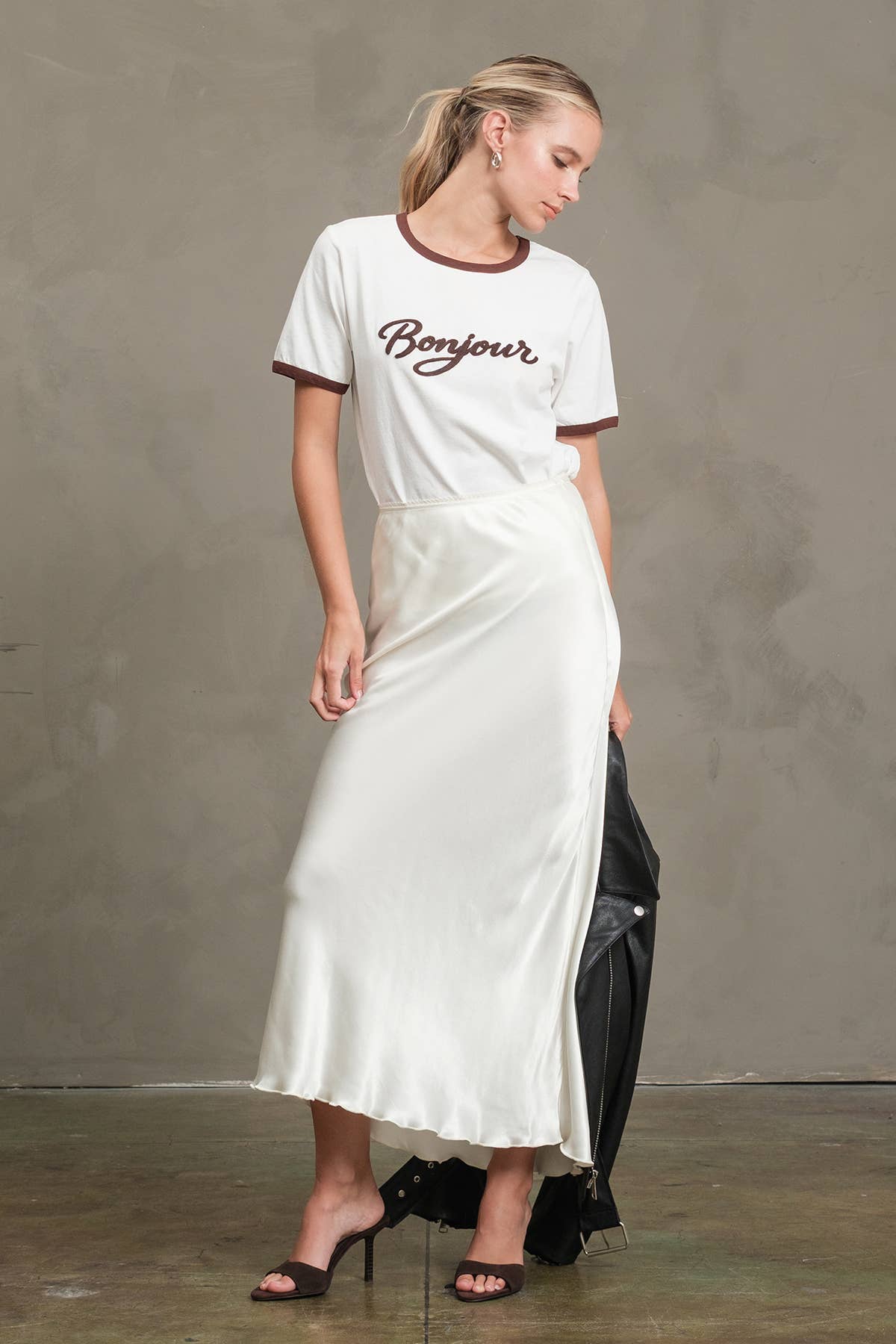 Bonjour Contrast Ringer Tee