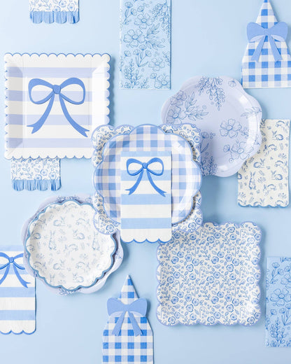 Bunny Toile Plates