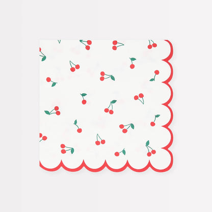 Cherry Pattern Large Napkins