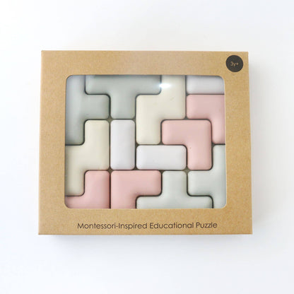 Toddler Puzzle Board - Montessori Shape Toy