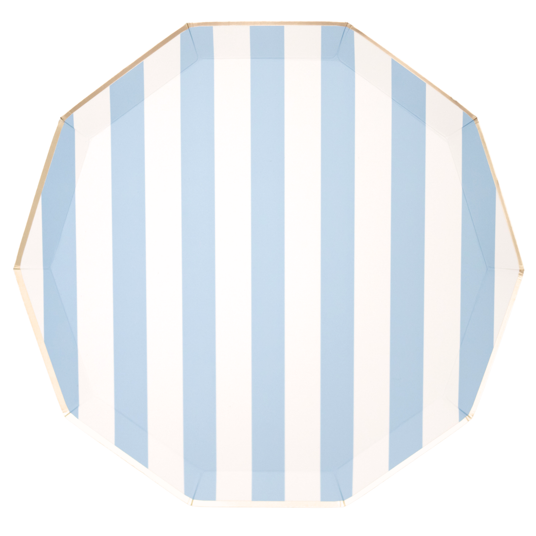 Sky Blue Signature Cabana Stripe Plates
