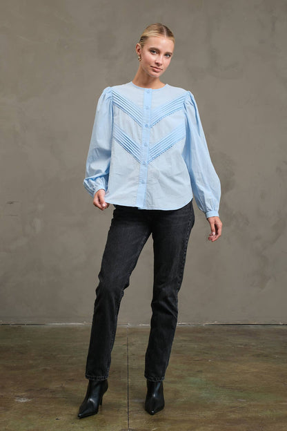 Classic Pintuck Blouse