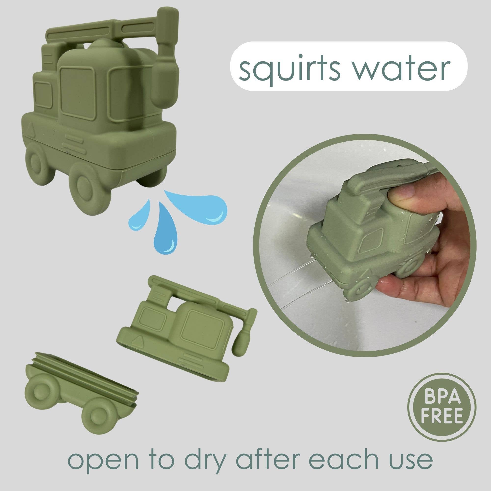 Water Bath Toy Set (Construction) Mold Free
