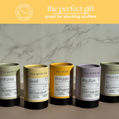Turmeric Ginger Mini Tea Tube Gift (5 tea bags)
