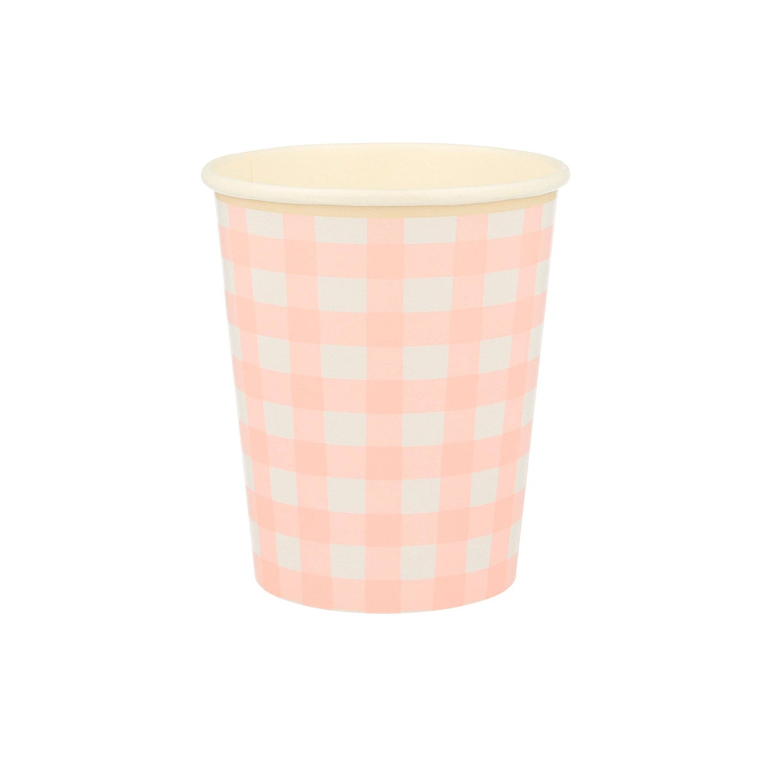 Gingham Cups