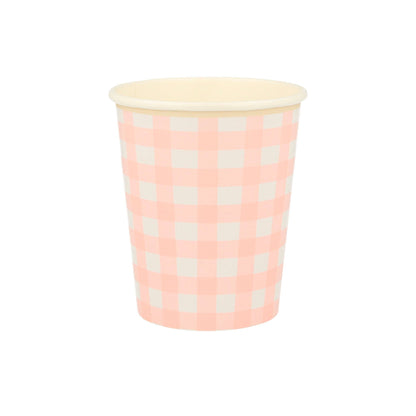 Gingham Cups