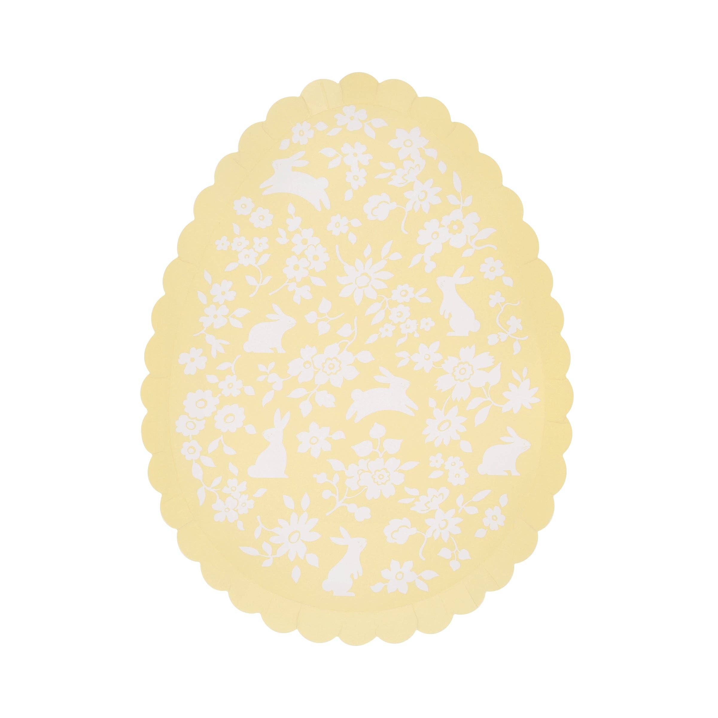 Ditsy Bunny Egg Plates