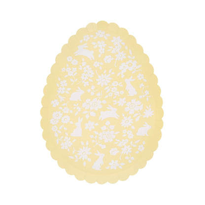 Ditsy Bunny Egg Plates