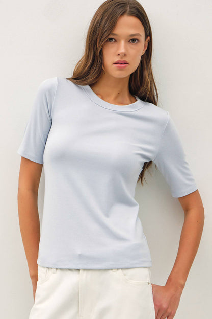 Ultra Soft Basic Short Sleeve Top