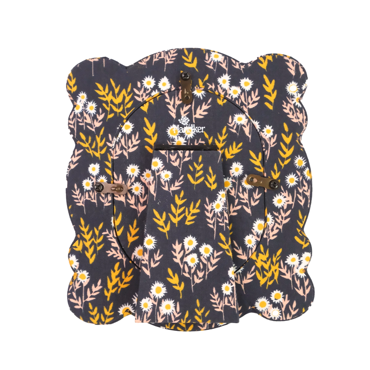 Floral Pattern Fabric Picture Frame for Home or Office