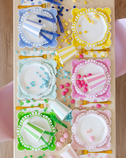 Blue Dessert Plate
