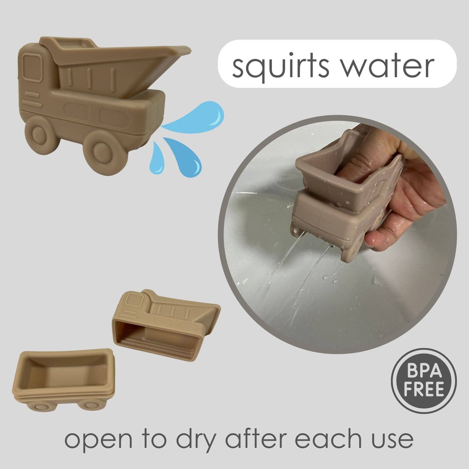 Water Bath Toy Set (Construction) Mold Free