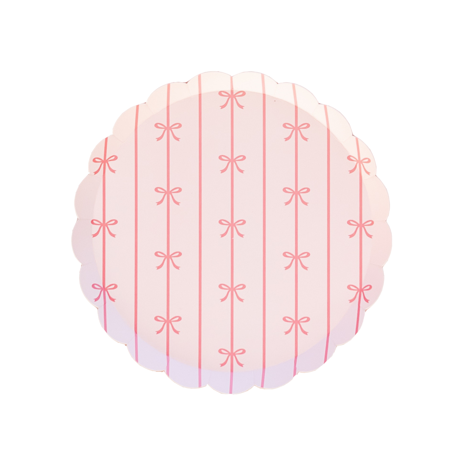 Petal Pink Signature Bow Small Plates