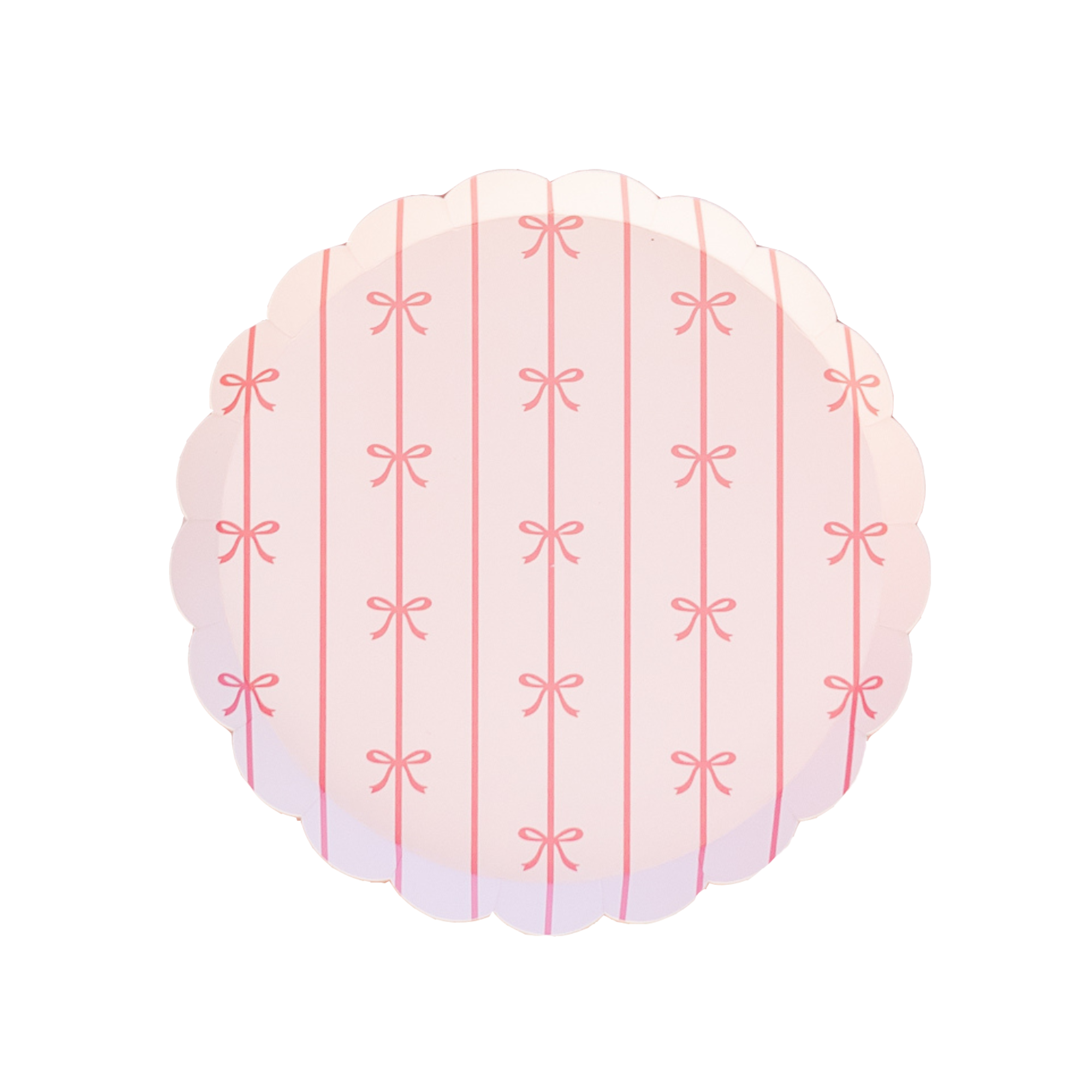 Petal Pink Signature Bow Small Plates