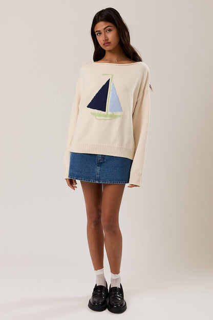 Boat Neck Sweater