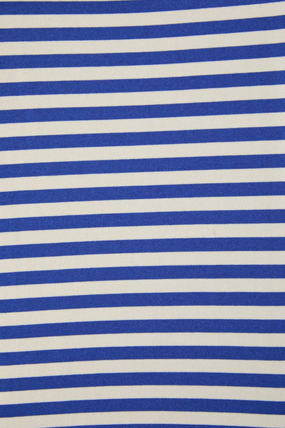 Crew Neck Detailed Stripe Sweatshirt &amp; Shorts