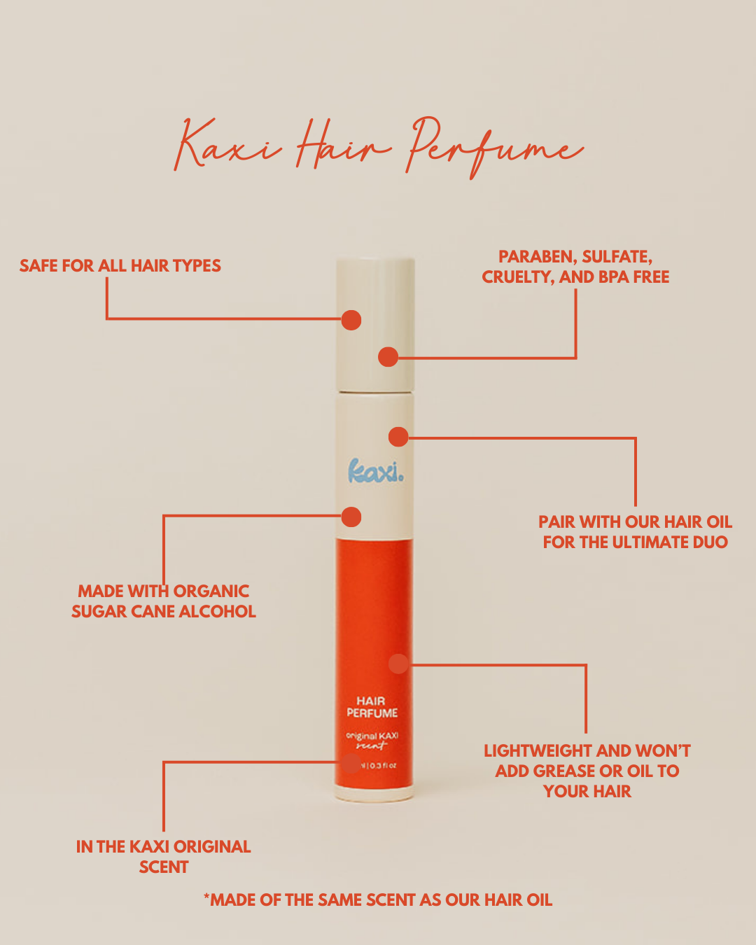 KAXI Hair Perfume Fragrance Mist – 10 mL