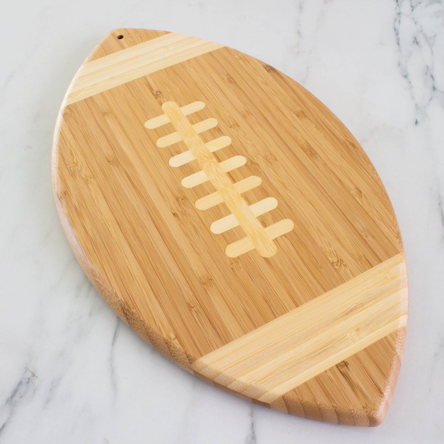 Football Shaped Cutting Board &amp; Charcuterie Serving Tray