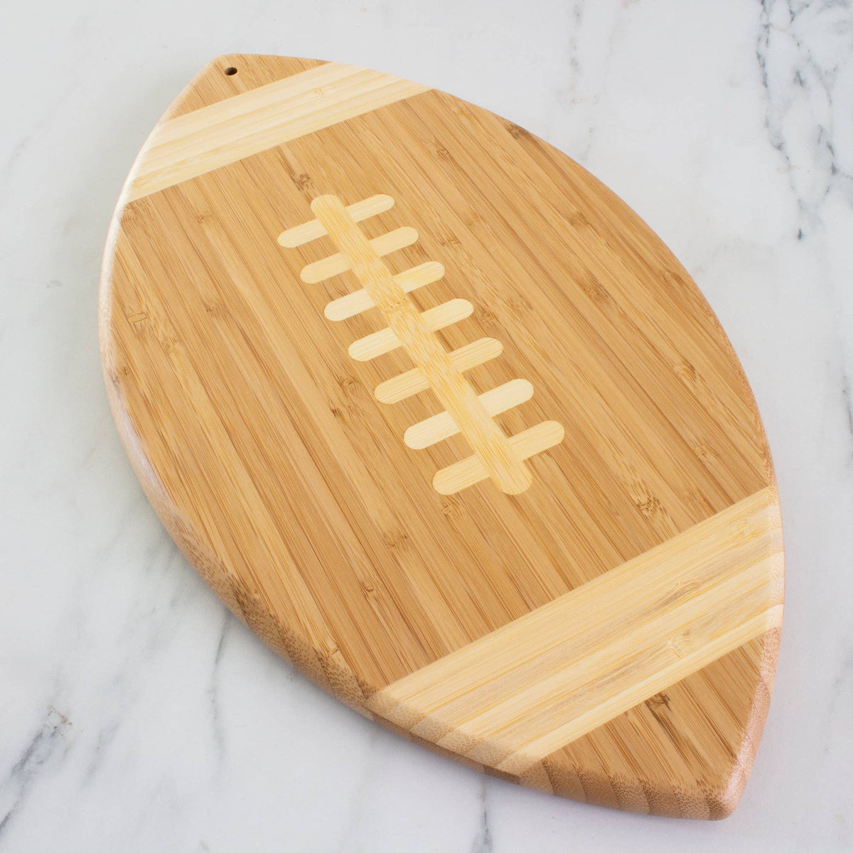 Football Shaped Cutting Board &amp; Charcuterie Serving Tray