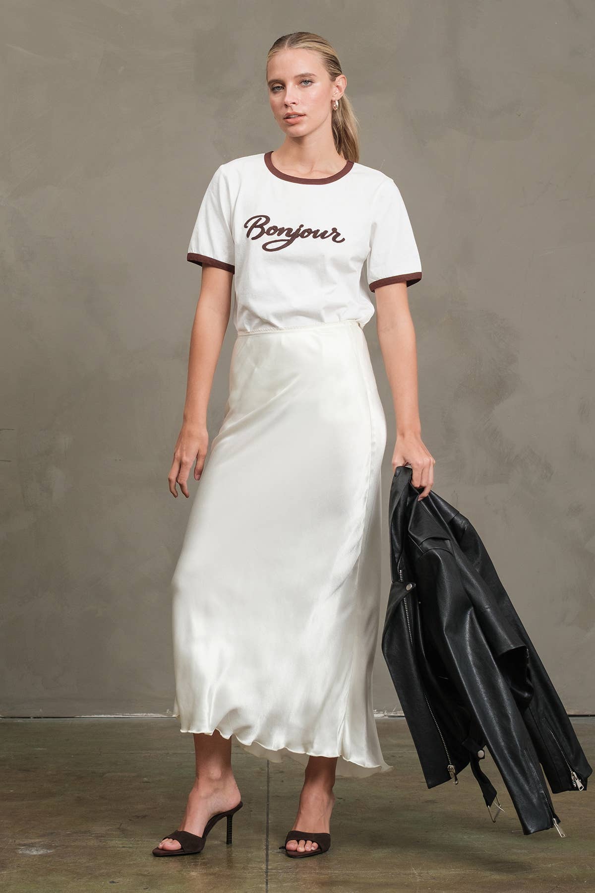 Bonjour Contrast Ringer Tee