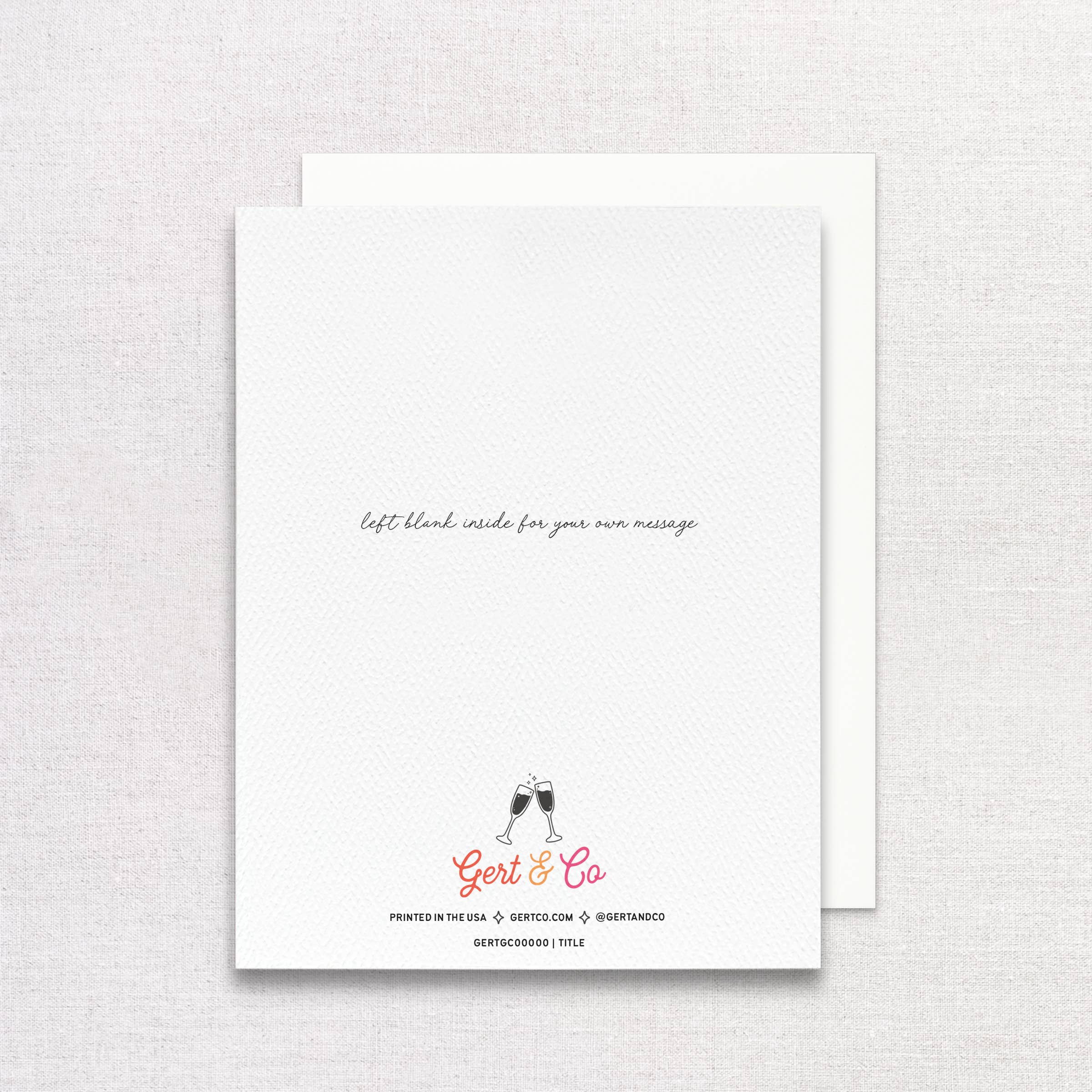 Cheers to the Happy Couple Wedding Greeting Card