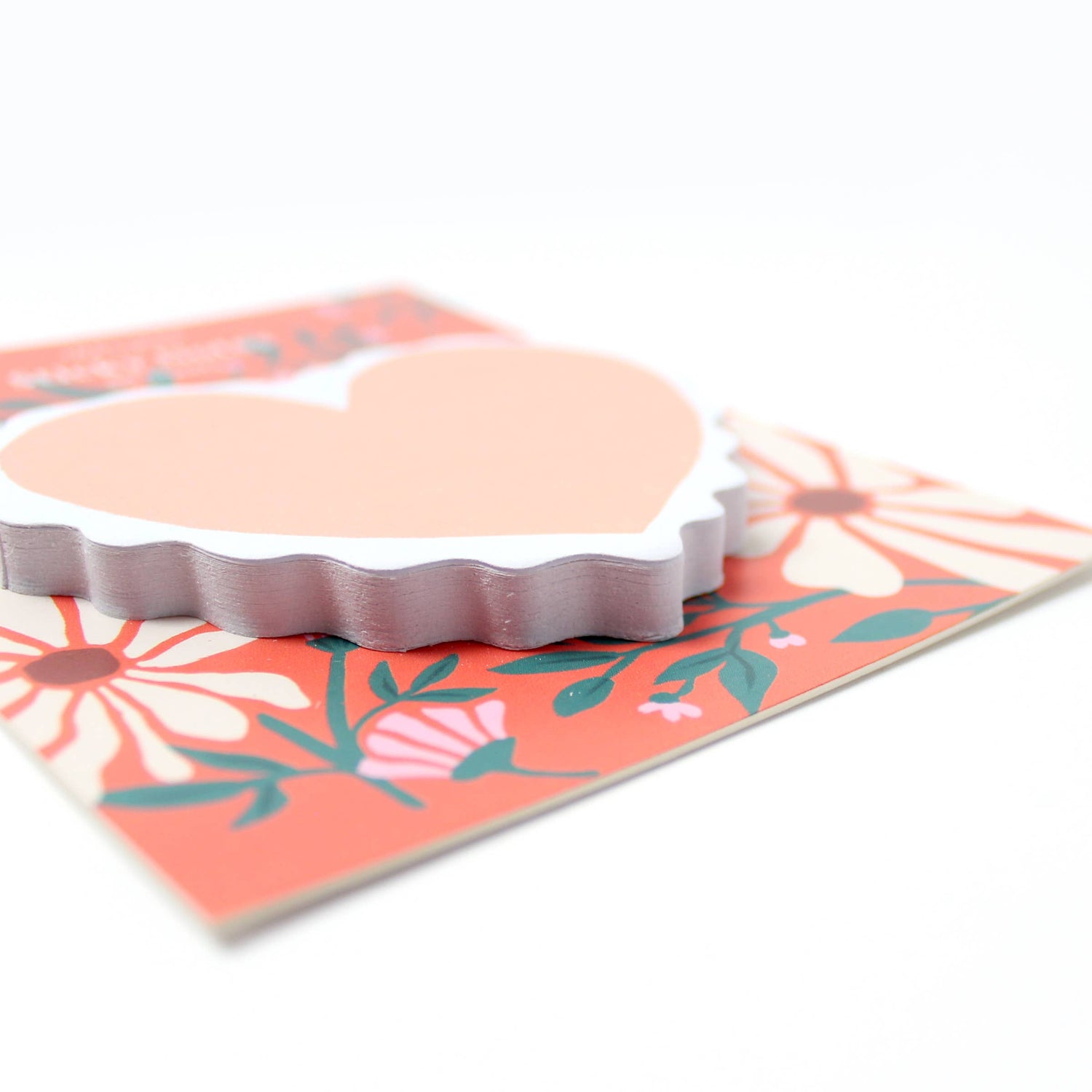 Sticky Notes - Scalloped Heart