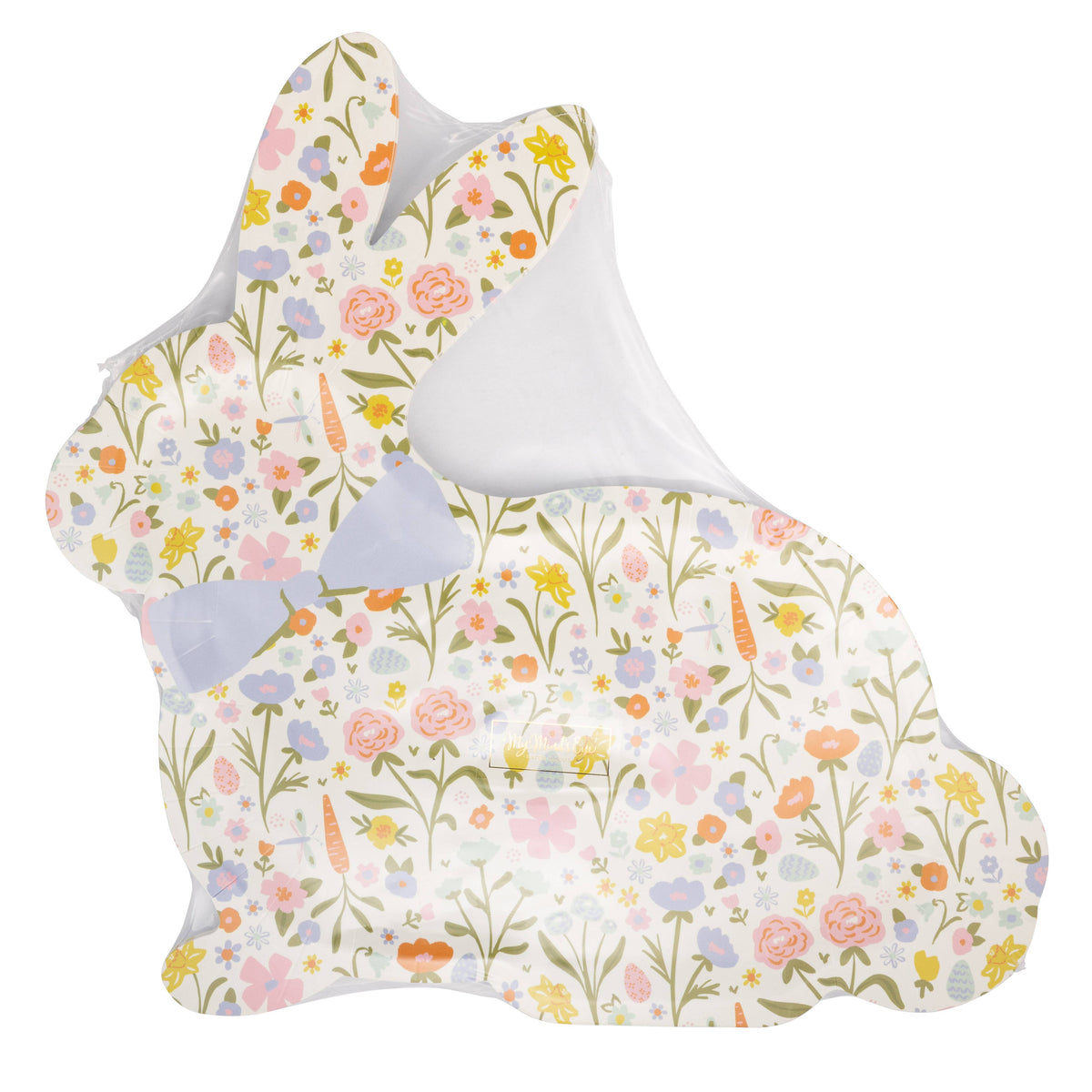 Floral Bunny Plate